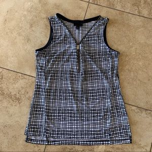 Ladies Zip Front Blouse S